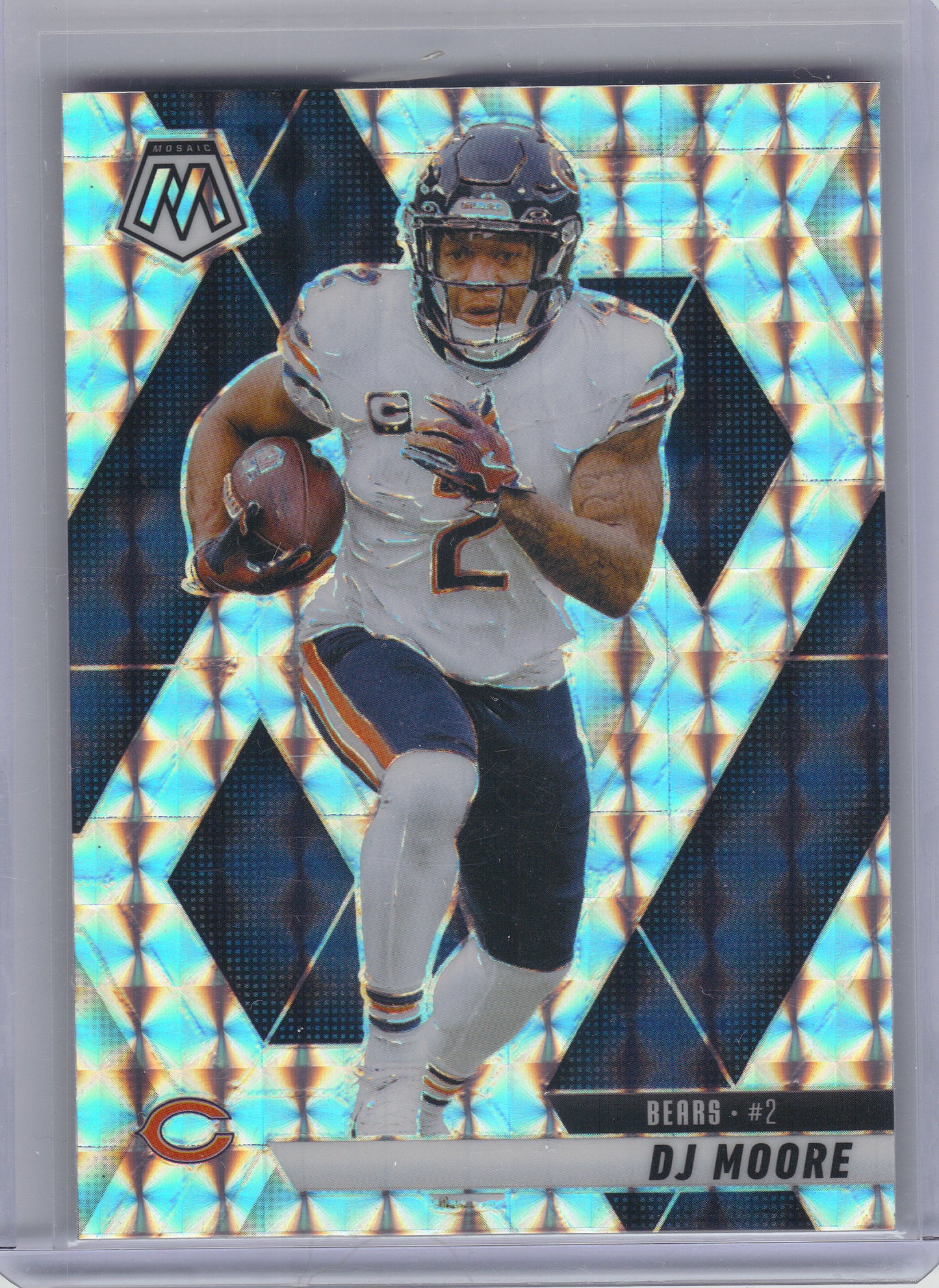 2025 Panini Mosaic #180 DJ Moore Mosaic Chicago Bears