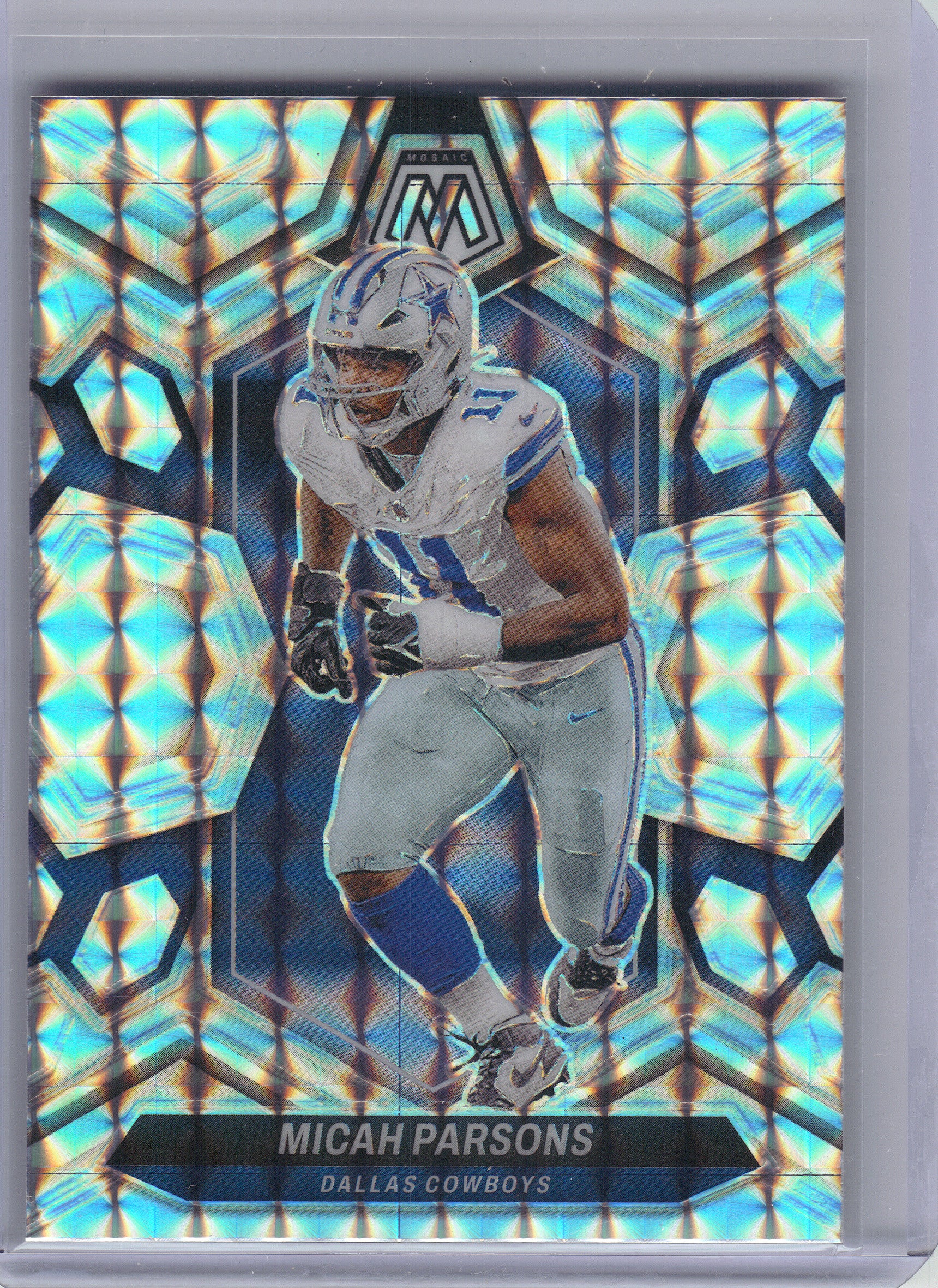 2024 Panini Mosaic #62 Micah Parsons Mosaic Dallas Cowboys