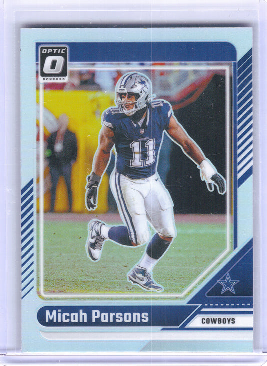 2024 Donruss Optic #56 Micah Parsons Holo Dallas Cowboys