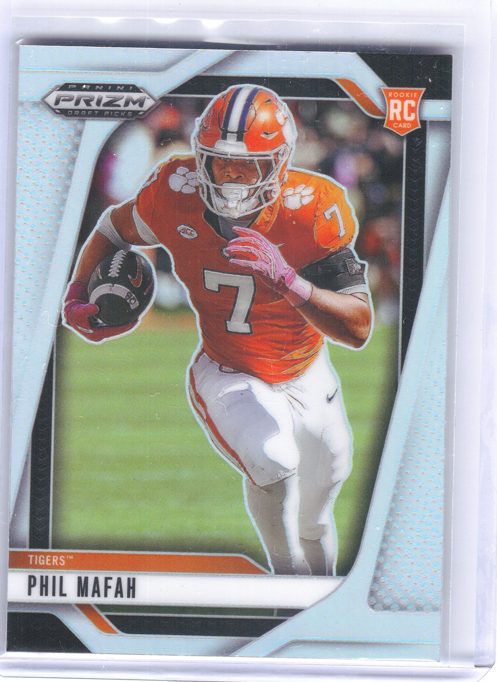2025 Panini Prizm Draft Picks #17 Phil Mafah Prizms Silver Clemson Tigers