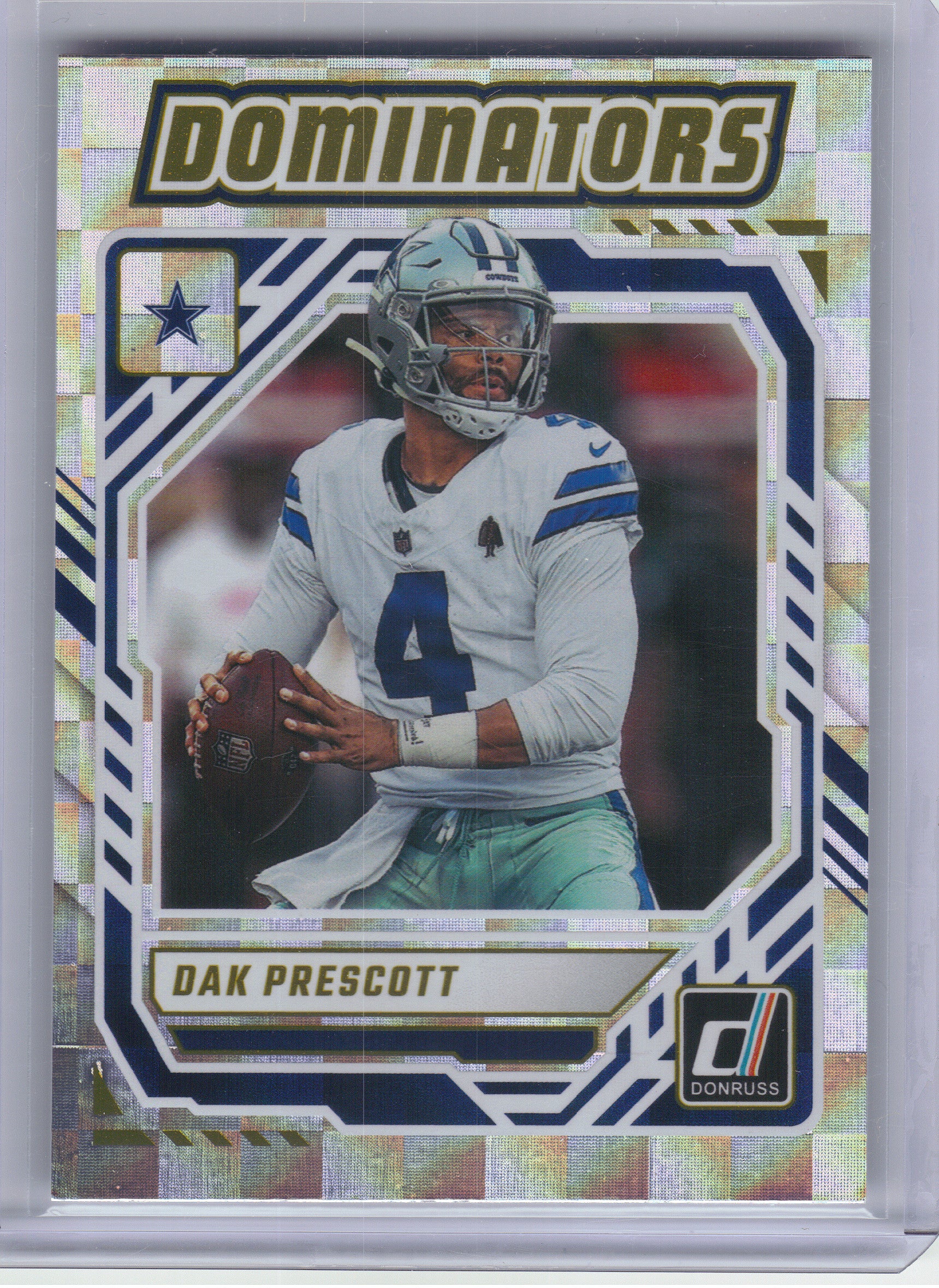 2025 Donruss #DOM-DPT Dak Prescott Dominators xx Dallas Cowboys