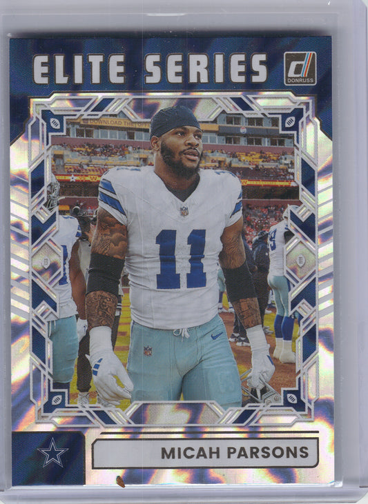 2025 Donruss #TES-MPA Micah Parsons The Elite Series Dallas Cowboys