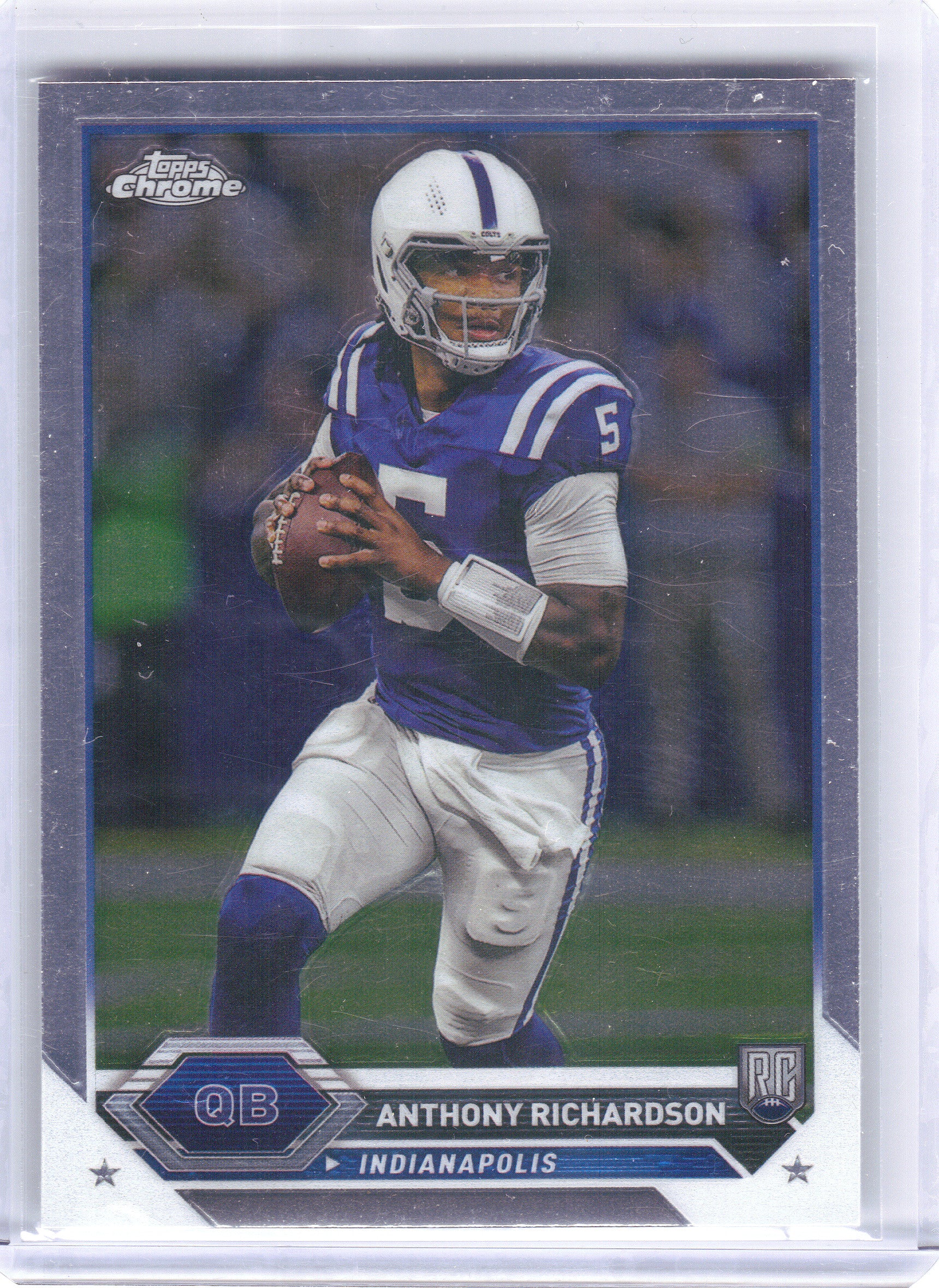 2023 Topps Composite #3 Anthony Richardson Topps Chrome Refractor Indianapolis Colts RC