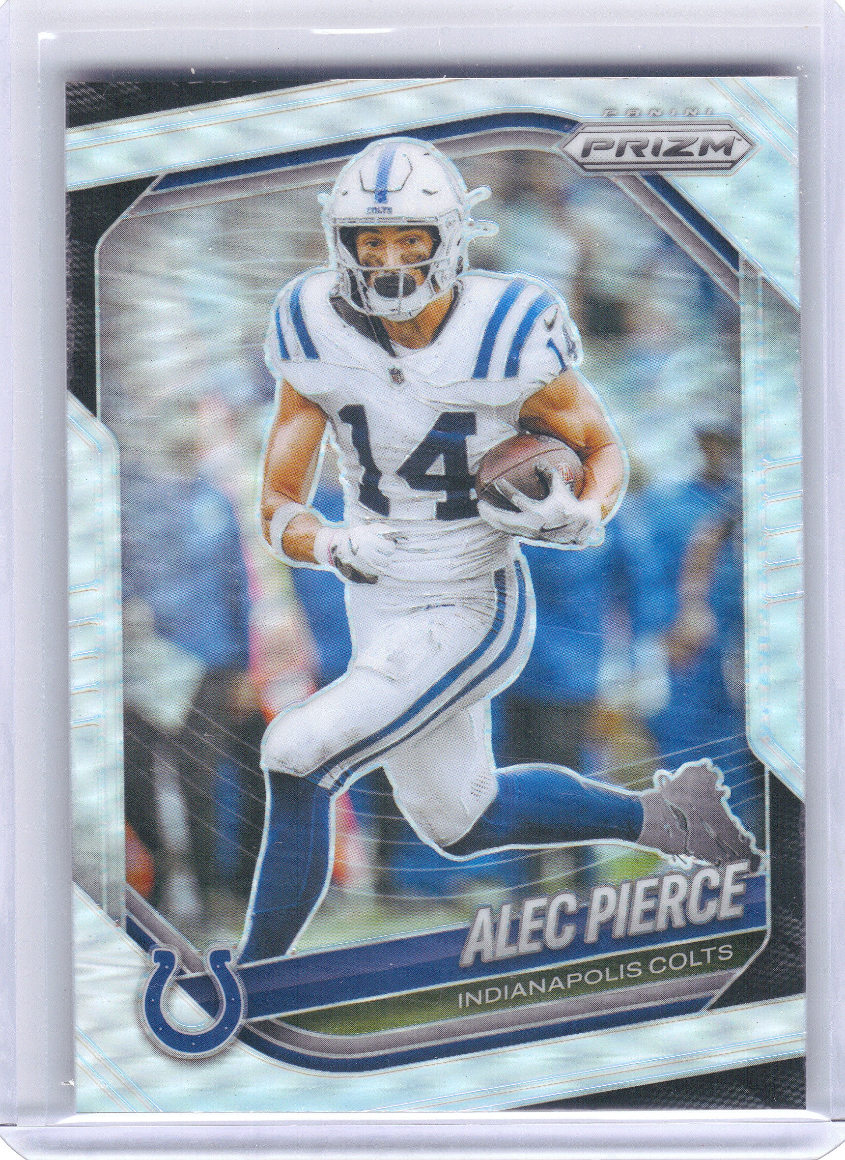 2025 Panini Prizm #209 Alec Pierce Silver Indianapolis Colts