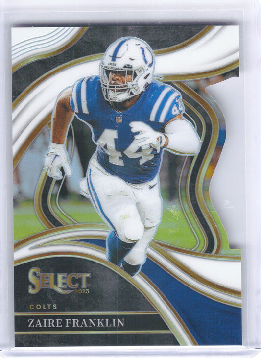 2023 Panini Select #203 Zaire Franklin Silver Prizms Indianapolis Colts
