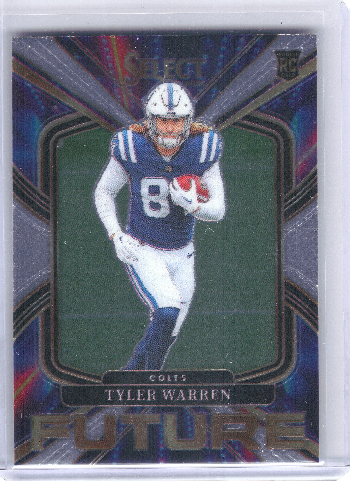 2025 Panini Select #9 Tyler Warren Select Future Indianapolis Colts