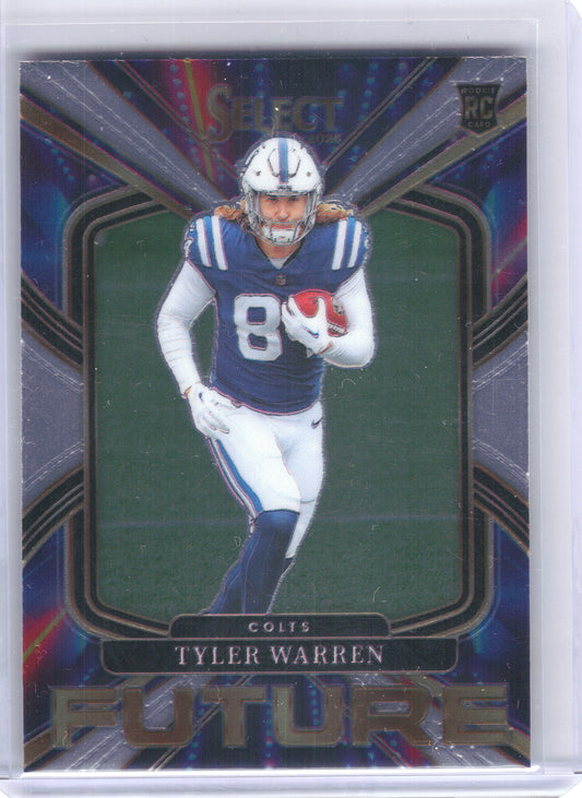 2025 Panini Select #9 Tyler Warren Select Future Indianapolis Colts