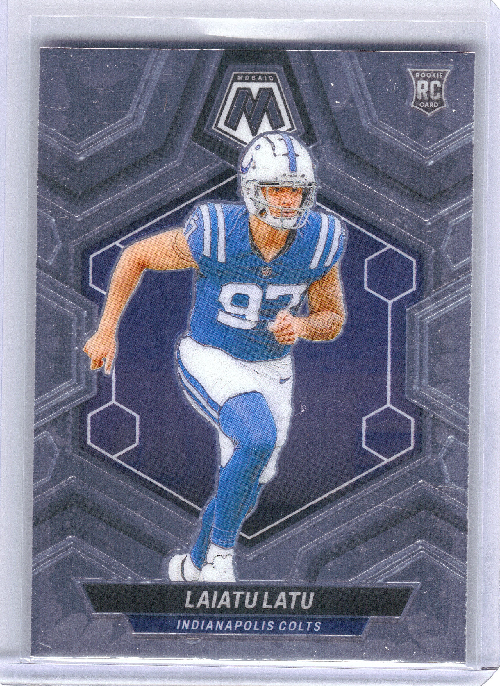 2024 Panini Mosaic #315 Laiatu Latu Silver Indianapolis Colts