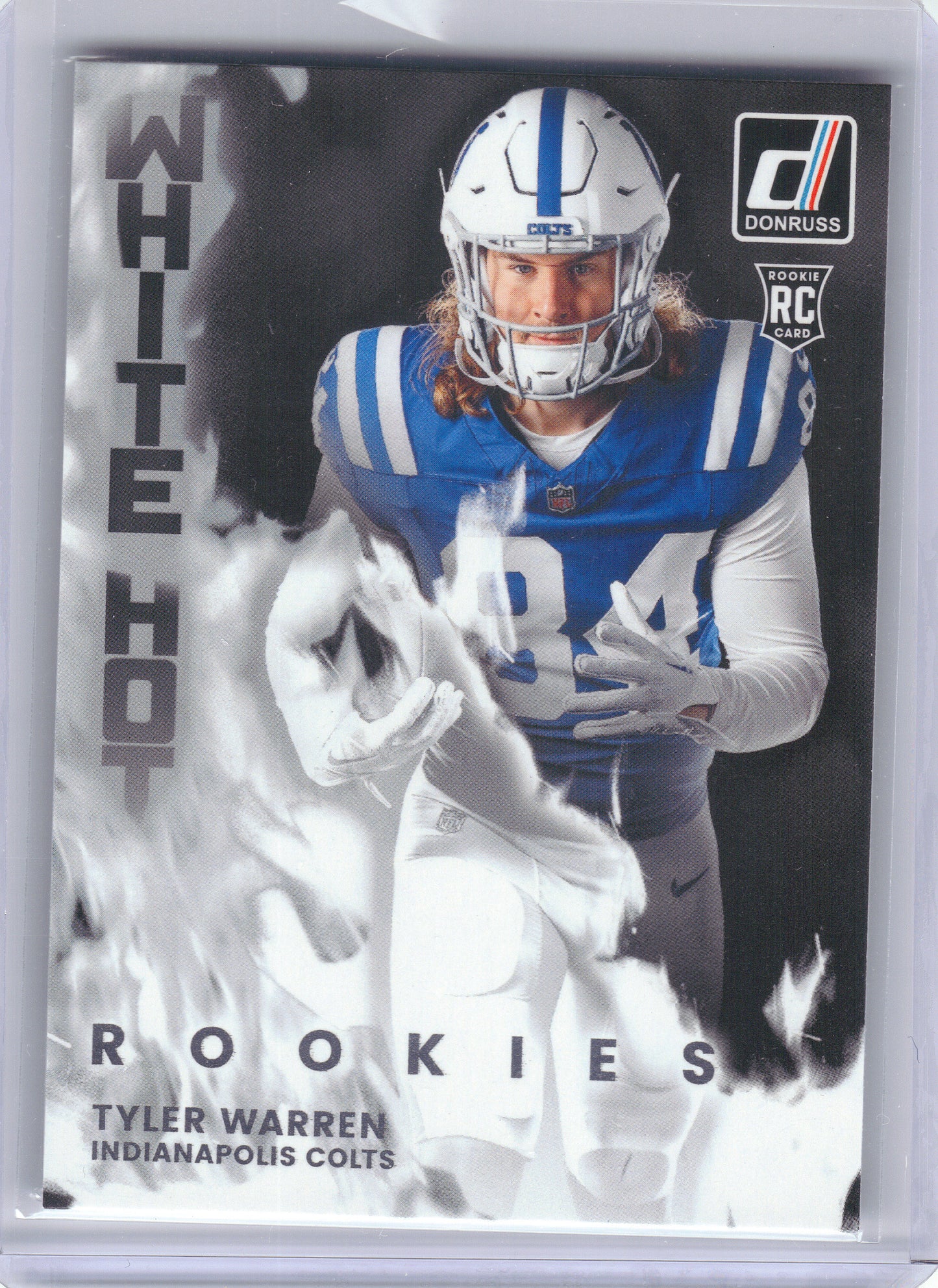 2025 Donruss #WHR-TWR Tyler Warren White Hot Rookies Indianapolis Colts
