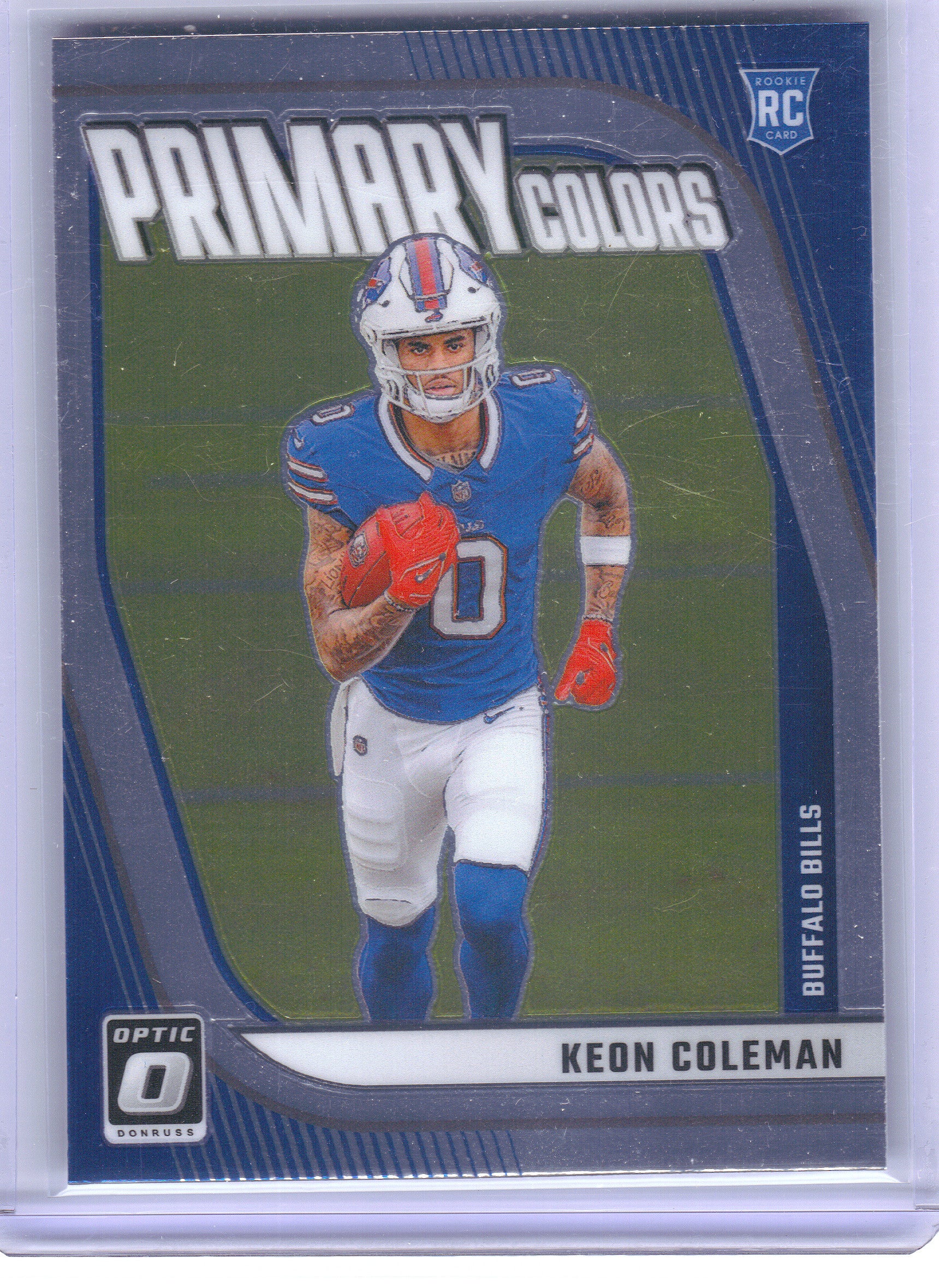 2024 Donruss Optic #10 Keon Coleman Rookie Primary Colors Buffalo Bills