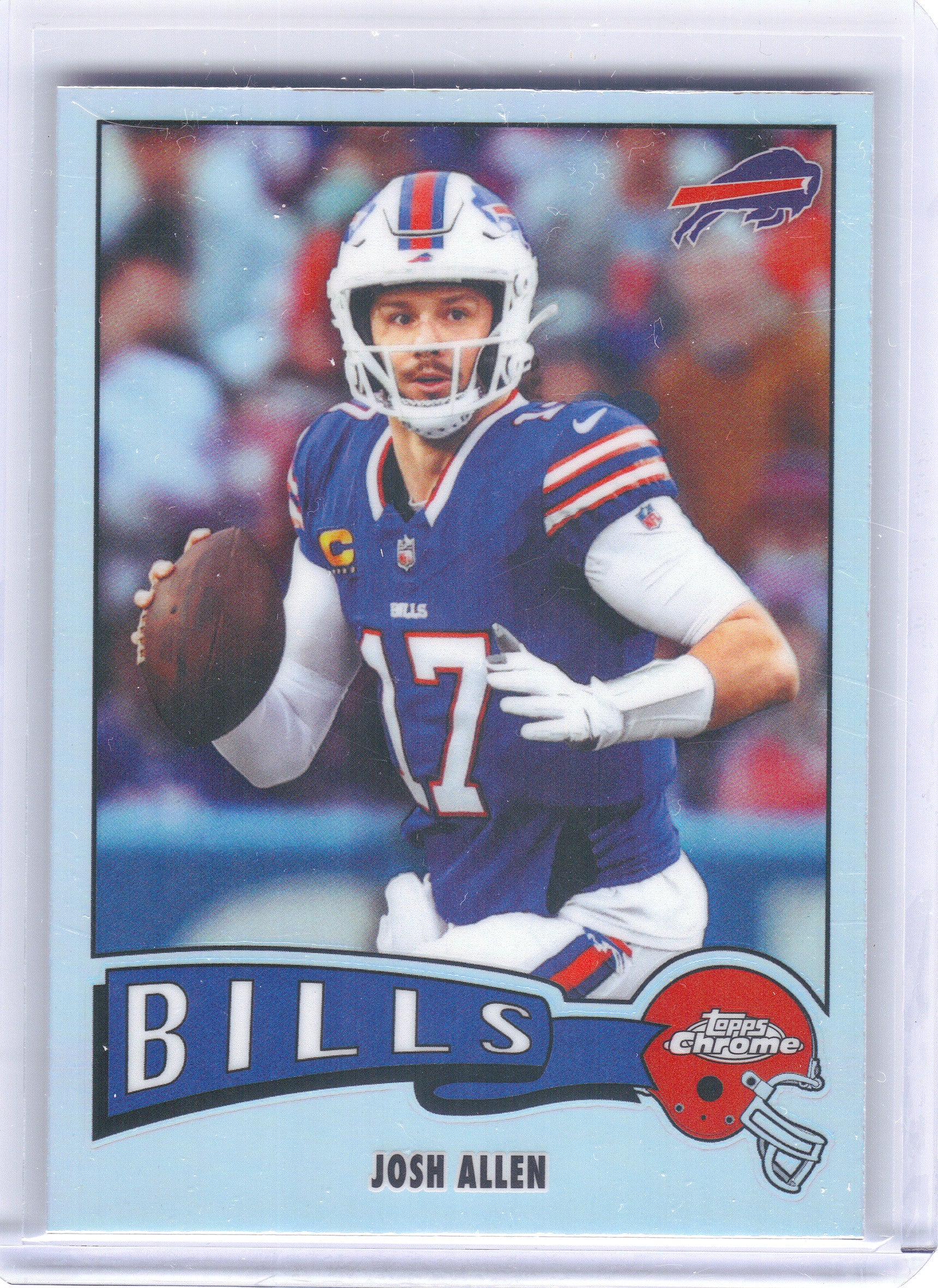 2025 Topps Chrome #1975-4 Josh Allen 1975 Topps Refractor Buffalo Bills