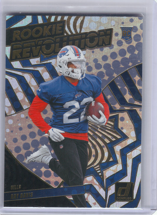 2024 Donruss #37 Ray Davis Rookie Revolution Buffalo Bills