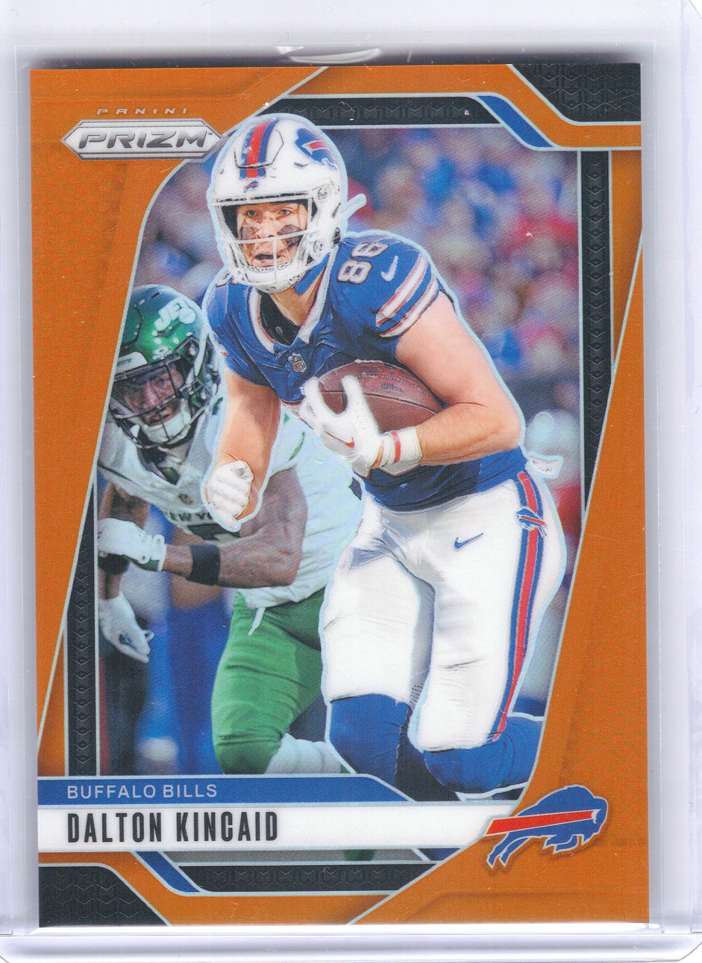 2024 Panini Prizm #30 Dalton Kincaid Orange #/249 Buffalo Bills SN