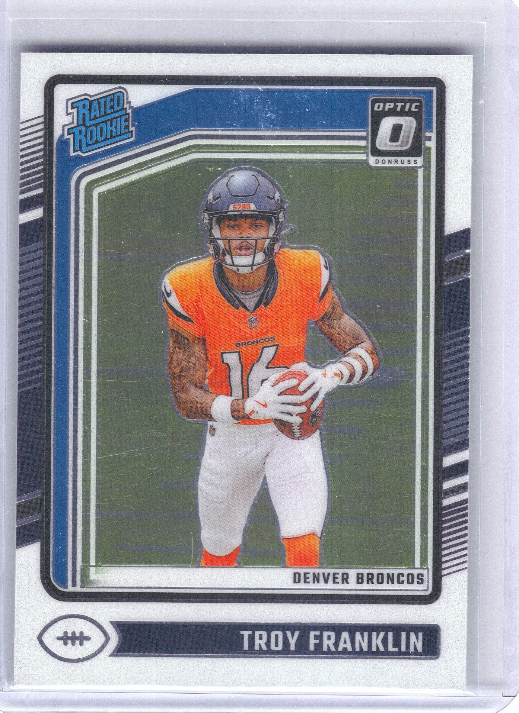 2024 Donruss Optic #294 Troy Franklin Denver Broncos RC