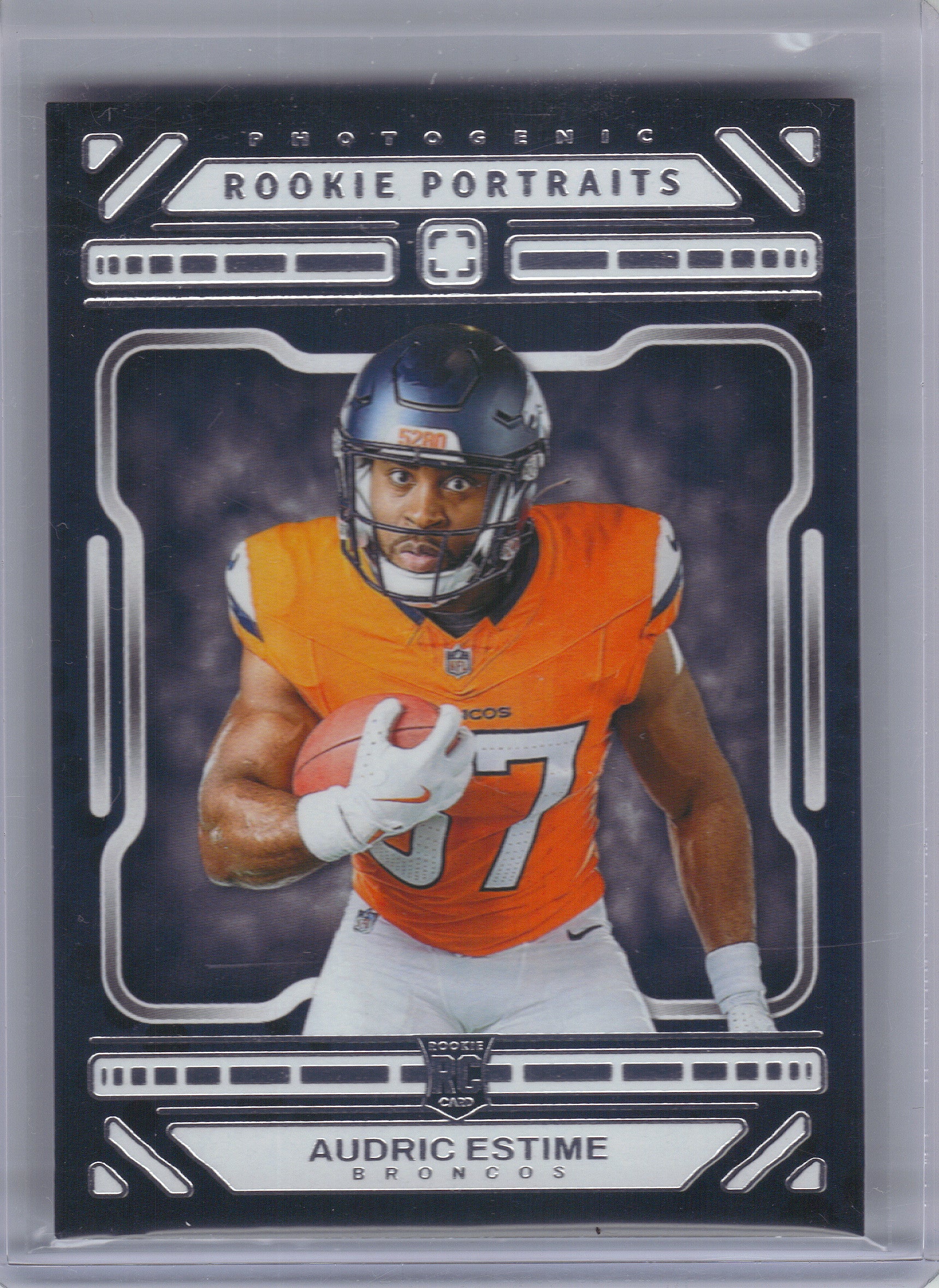 2024 Panini Photogenic #173 Audric Estime Denver Broncos RC