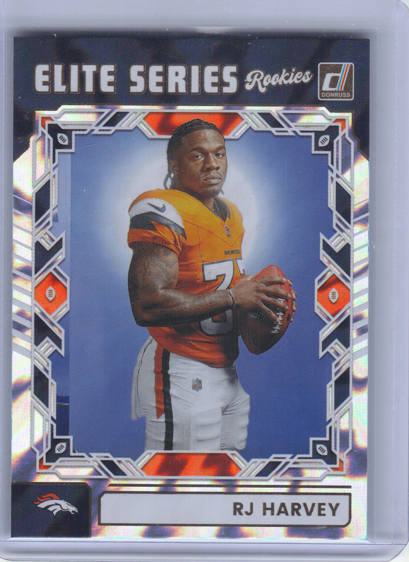 2025 Donruss #ESR-RHY RJ Harvey The Elite Series Rookies Denver Broncos