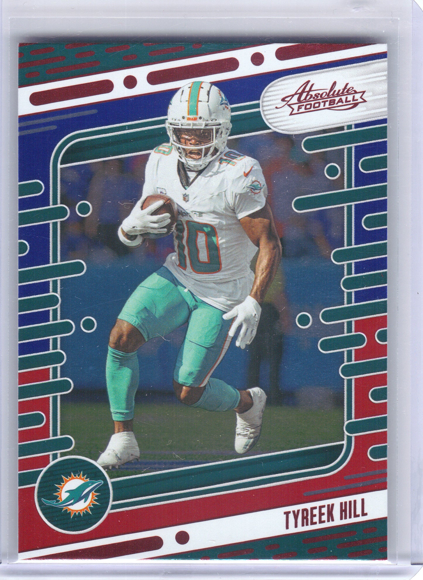 2024 Panini Absolute #65 Tyreek Hill Red and Blue Miami Dolphins