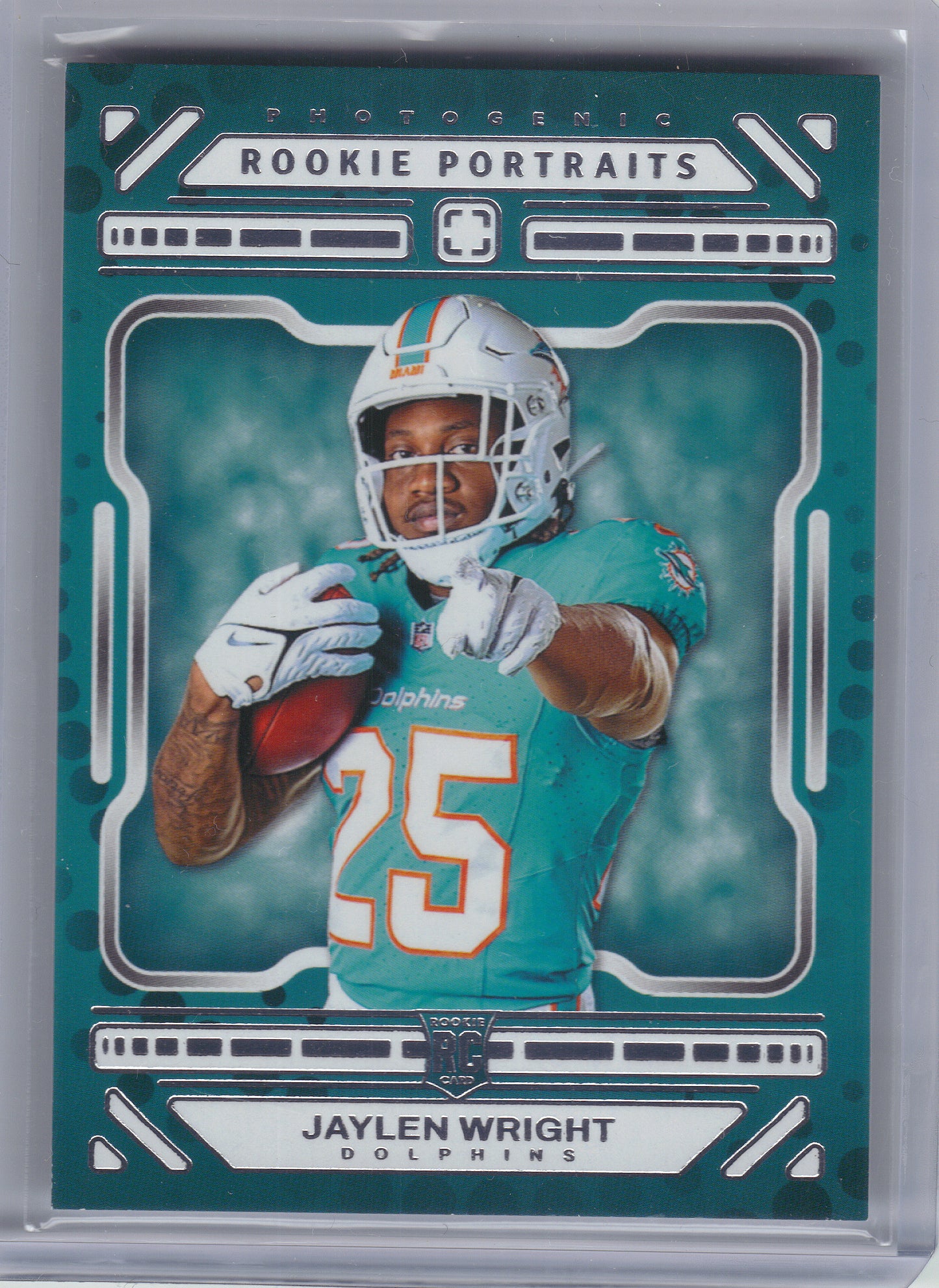 2024 Panini Photogenic #172 Jaylen Wright Miami Dolphins RC