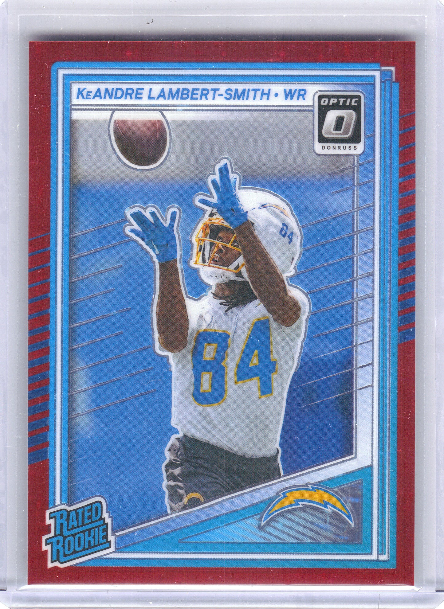 2025 Donruss Optic #271 KeAndre Lambert-Smith Red Stars Los Angeles Chargers RC