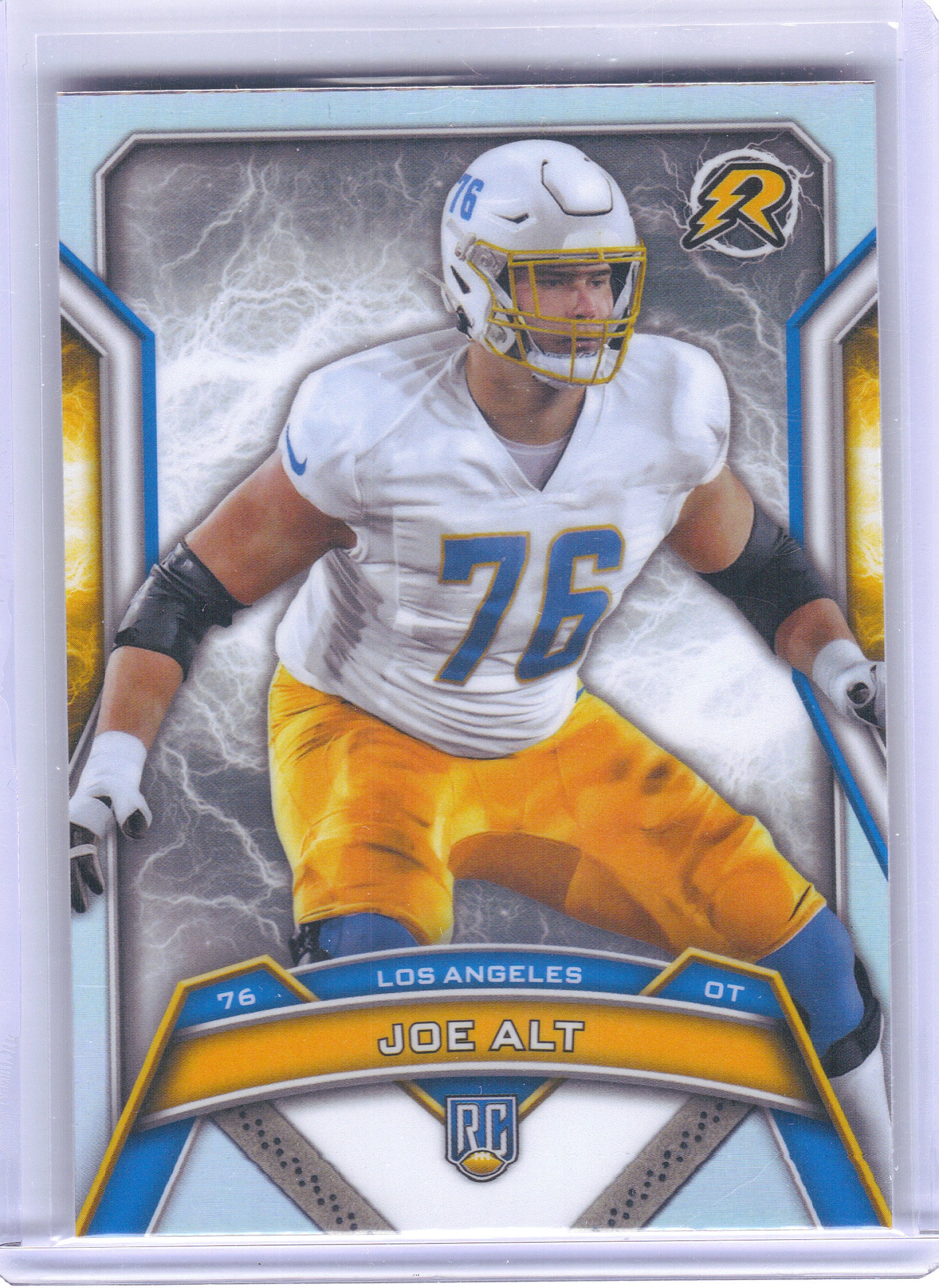 2024 Topps Resurgence #156 Joe Alt Refractor Los Angeles Chargers RC