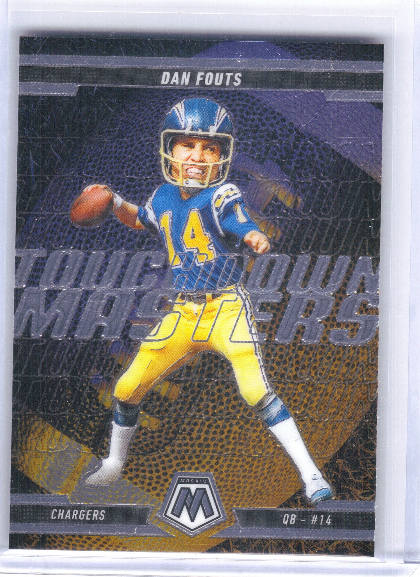 2025 Panini Mosaic #17 Dan Fouts Touchdown Masters San Diego Chargers