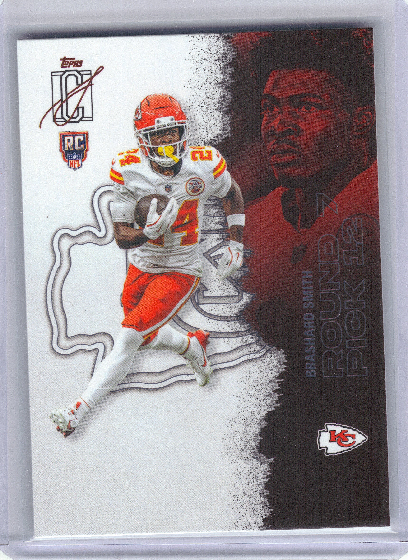 2025 Topps Signature Class #202 Brashard Smith Kansas City Chiefs RC