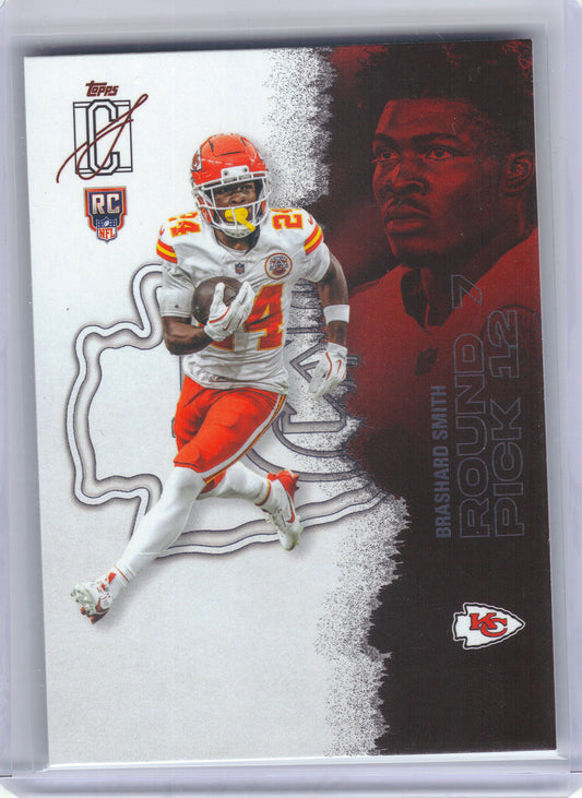 2025 Topps Signature Class #202 Brashard Smith Kansas City Chiefs RC