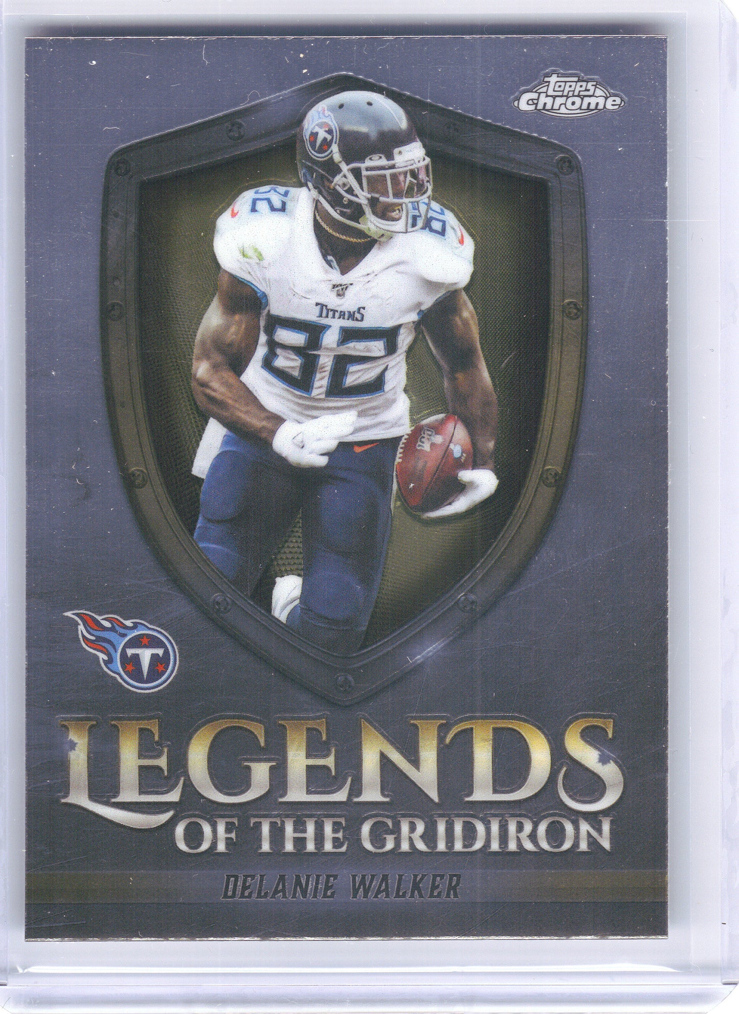 2025 Topps Chrome #LOG-30 Delanie Walker Legends of the Gridiron Tennessee Titans