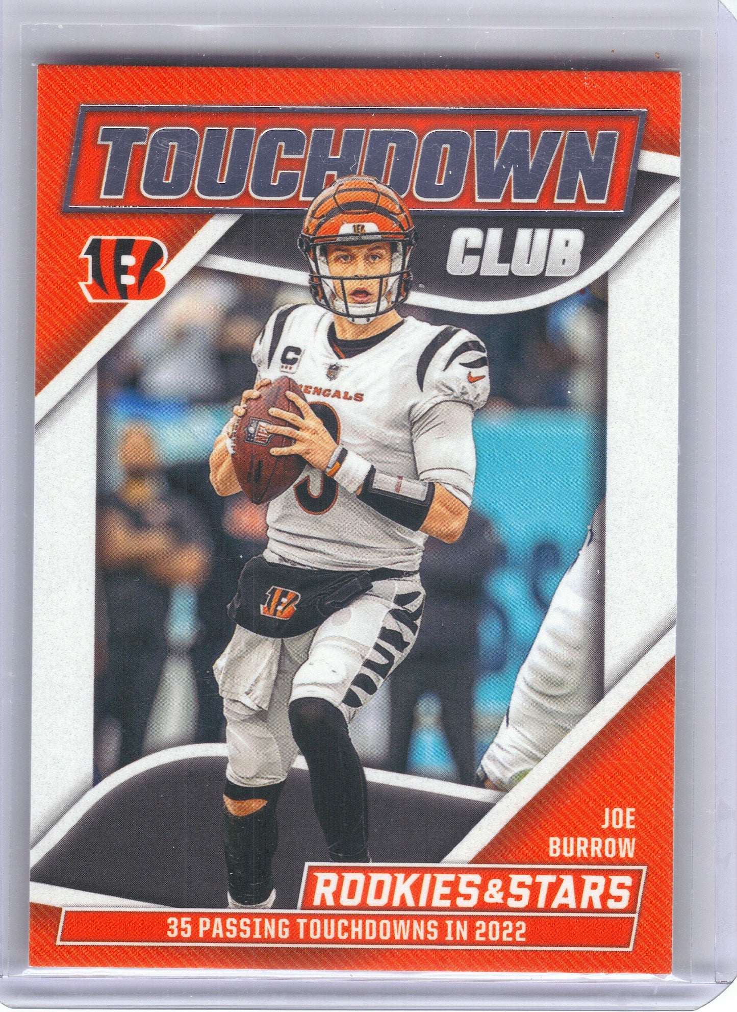 2023 Panini Rookies & Stars #TD-7 Joe Burrow Touchdown Club Cincinnati Bengals