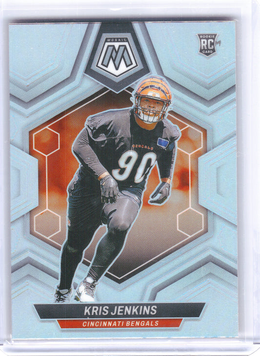 2024 Panini Mosaic #348 Kris Jenkins Silver Cincinnati Bengals