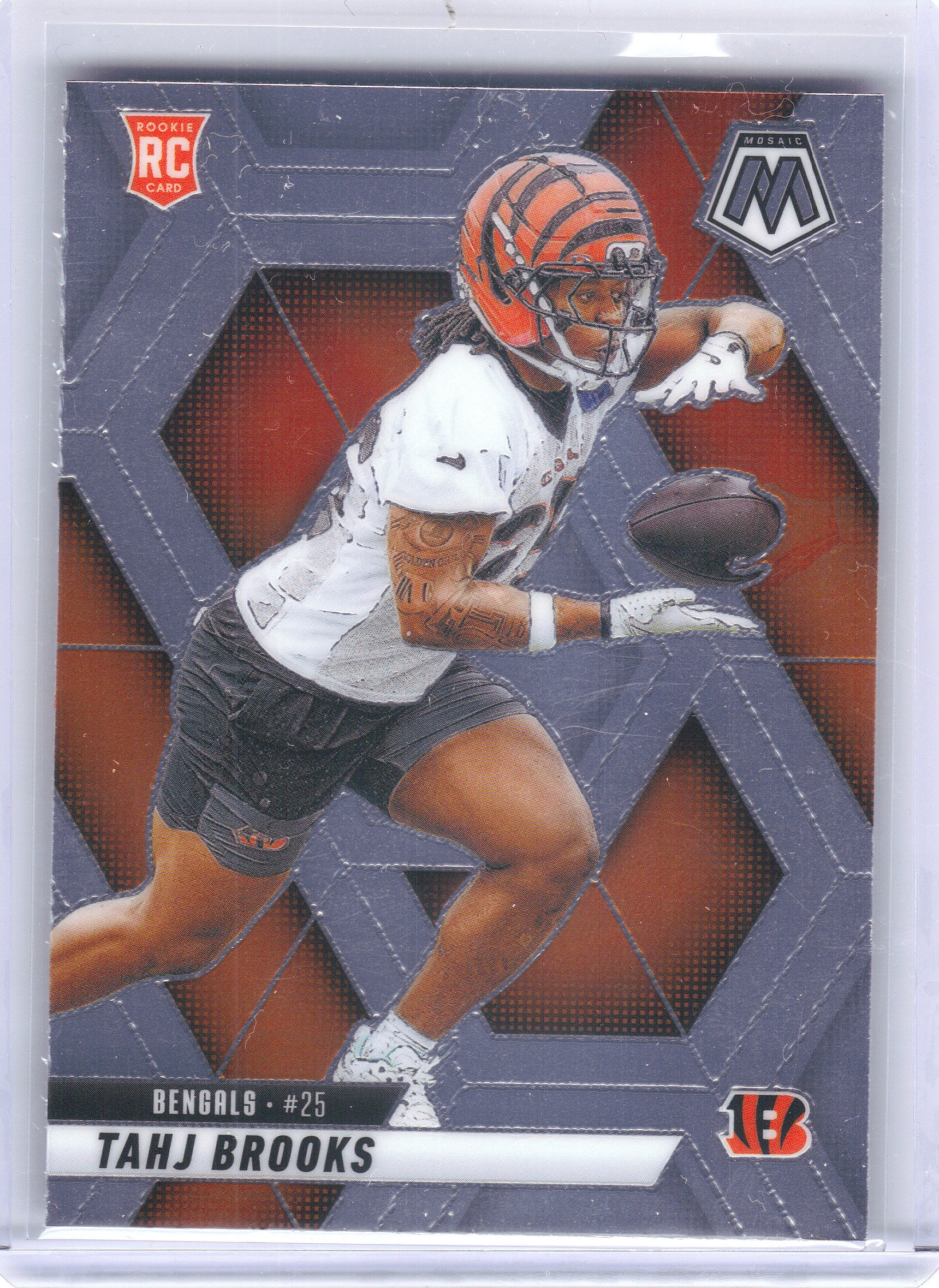 2025 Panini Mosaic #400 Tahj Brooks Cincinnati Bengals RC