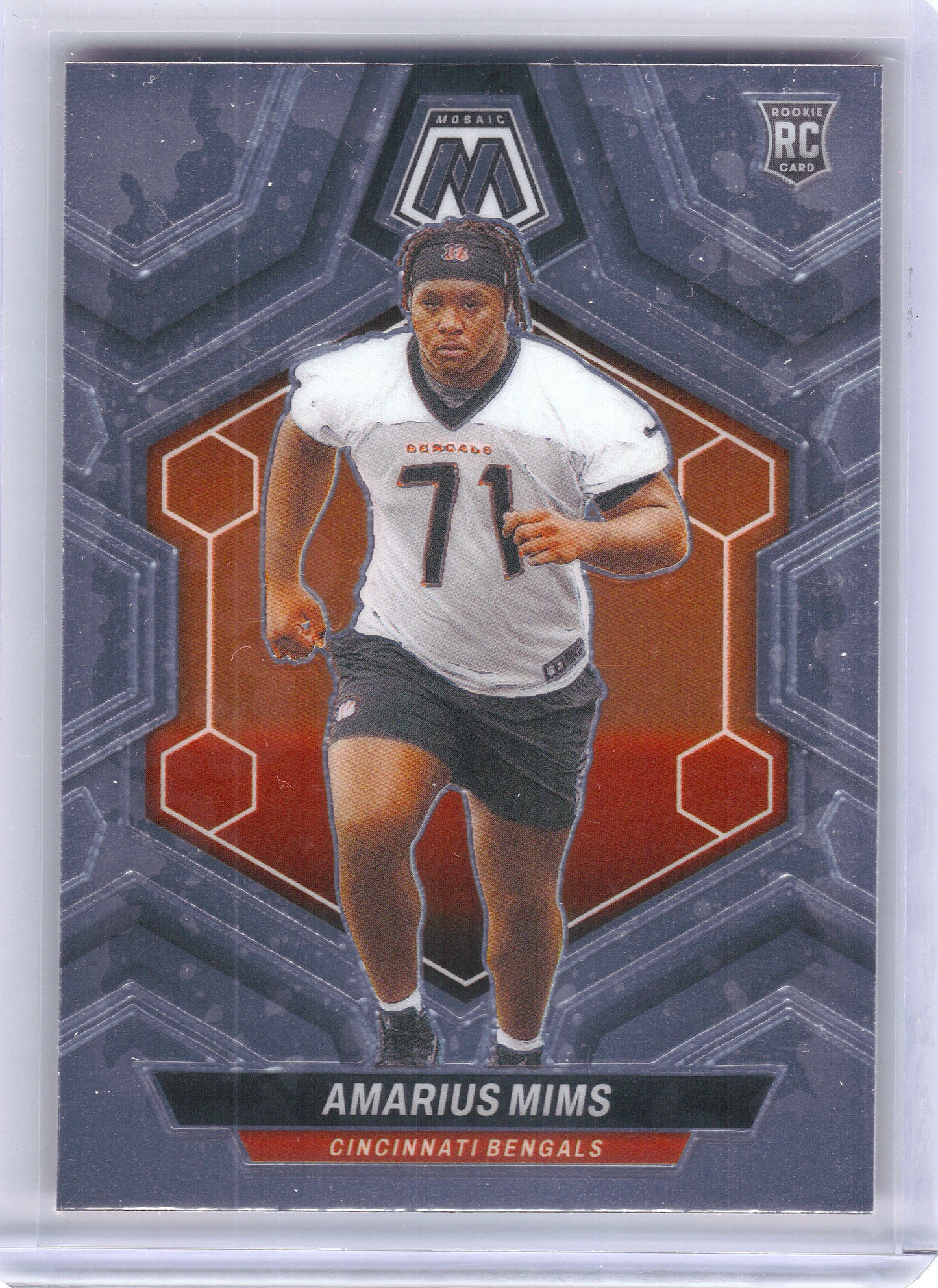 2024 Panini Mosaic #318 Amarius Mims Cincinnati Bengals RC
