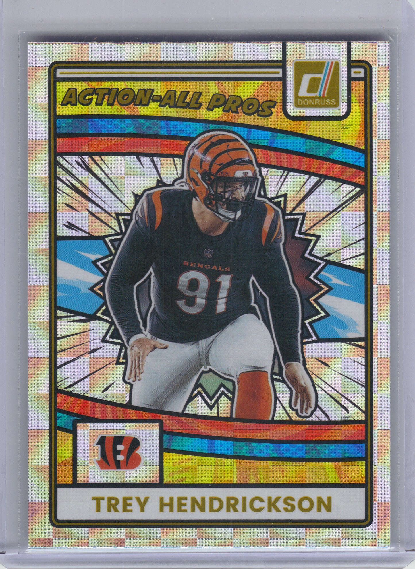 2025 Donruss #AAP-THE Trey Hendrickson Action-All Pros Cincinnati Bengals