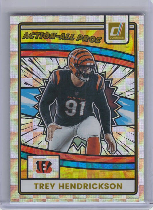 2025 Donruss #AAP-THE Trey Hendrickson Action-All Pros Cincinnati Bengals