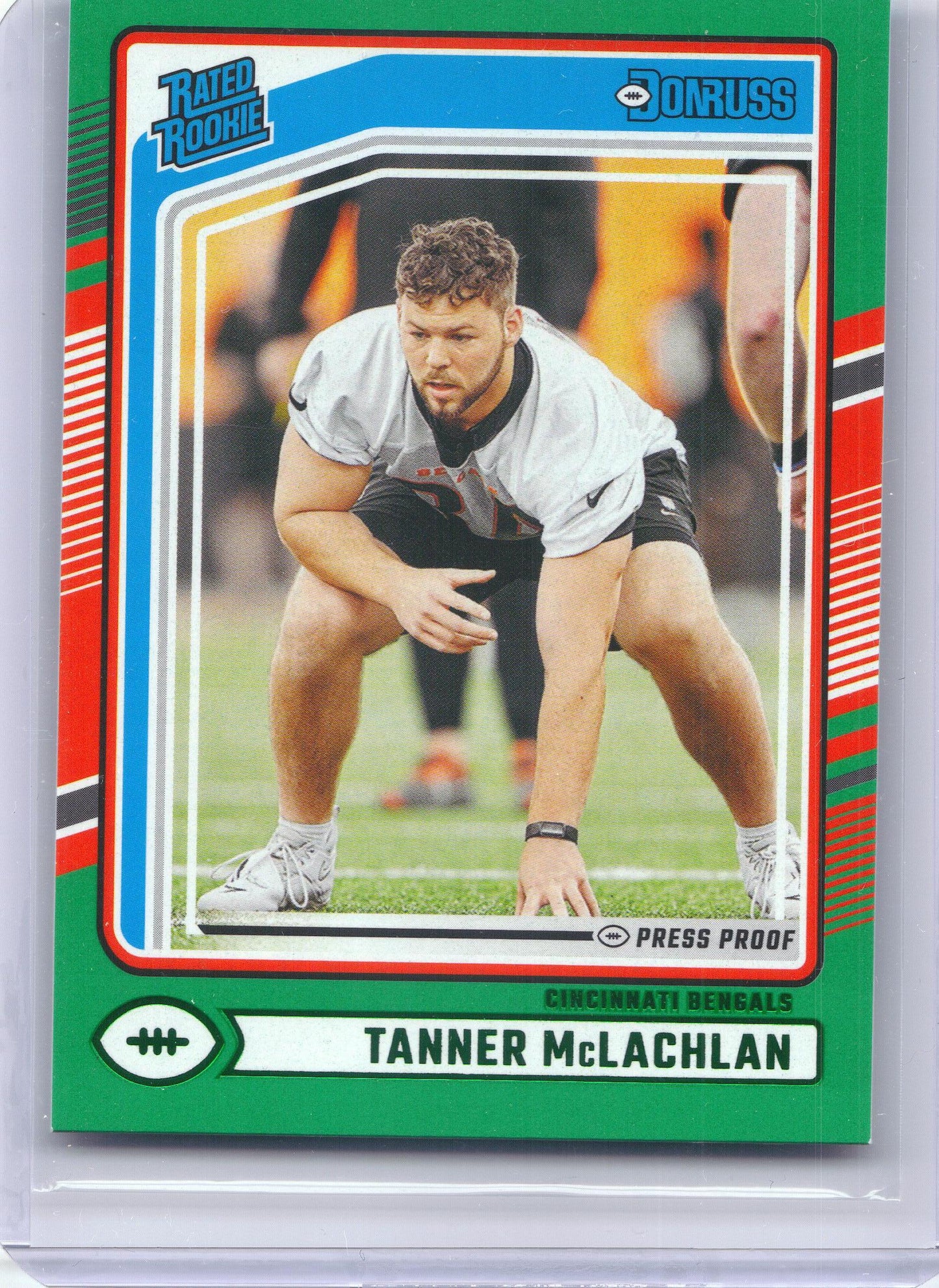 2024 Donruss #324 Tanner McLachlan Cincinnati Bengals RC