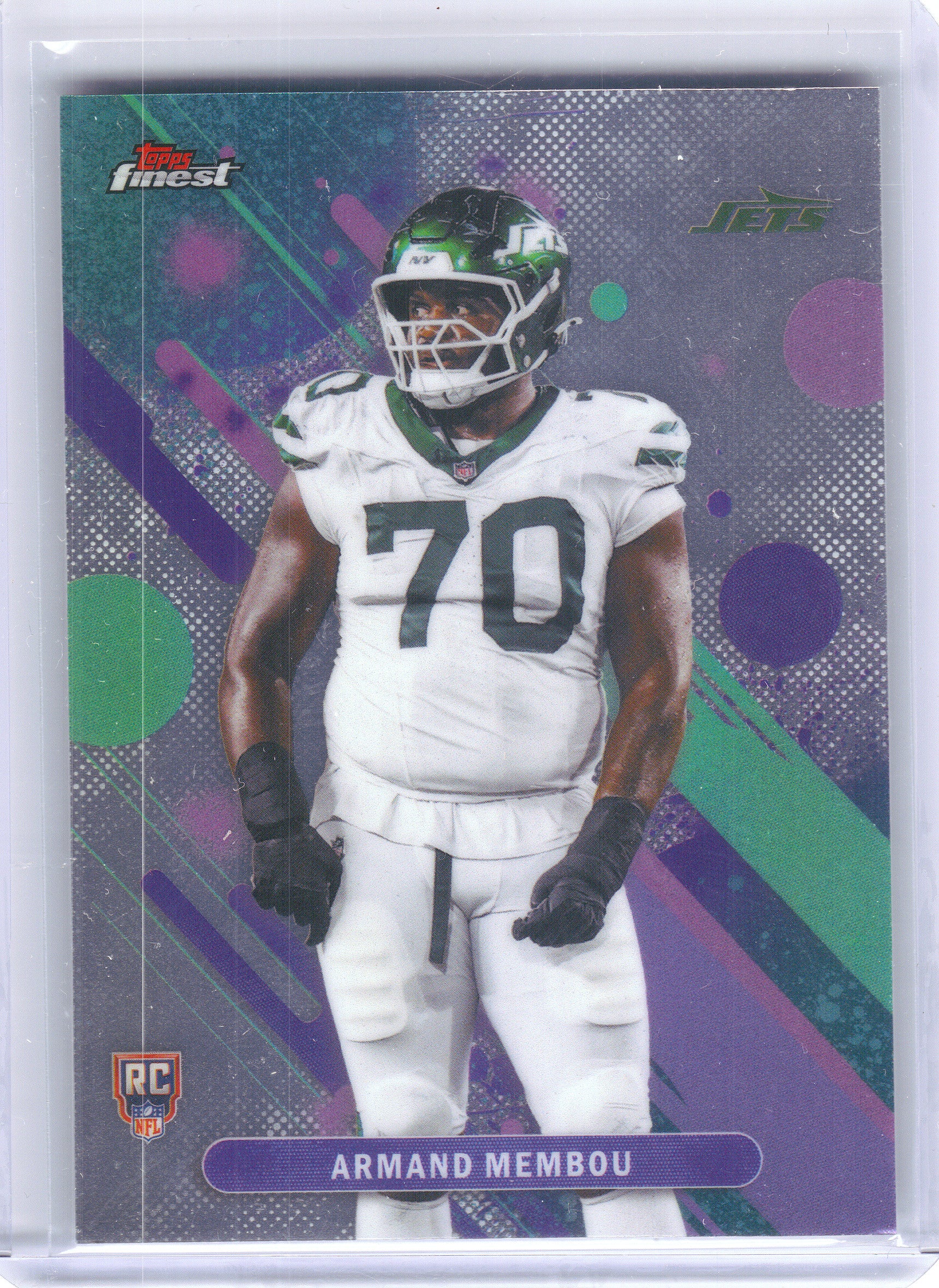2025 Finest #36 Armand Membou New York Jets RC