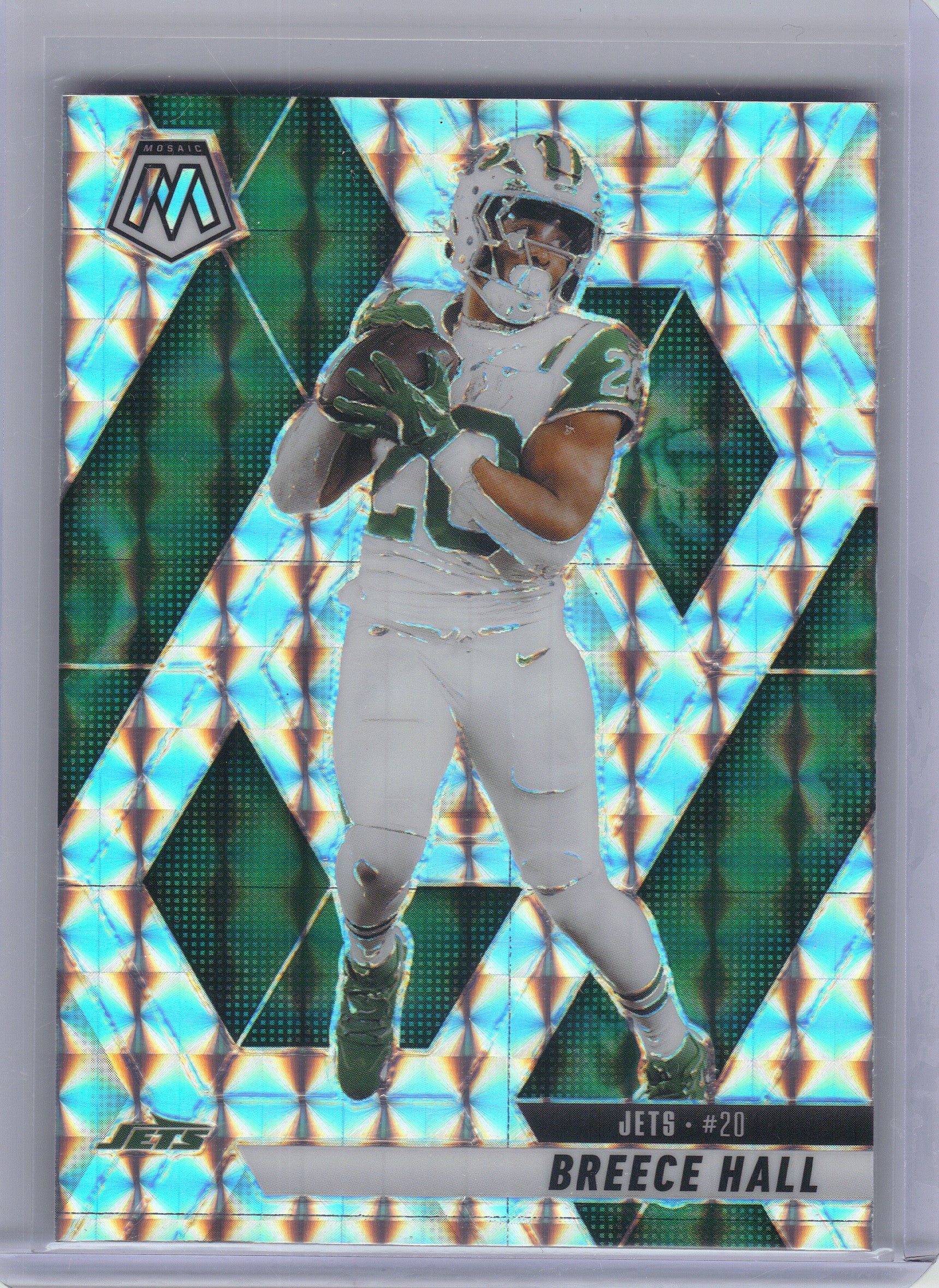 2025 Panini Mosaic #236 Breece Hall Mosaic New York Jets