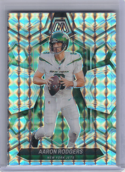 2024 Panini Mosaic #169 Aaron Rodgers Mosaic New York Jets