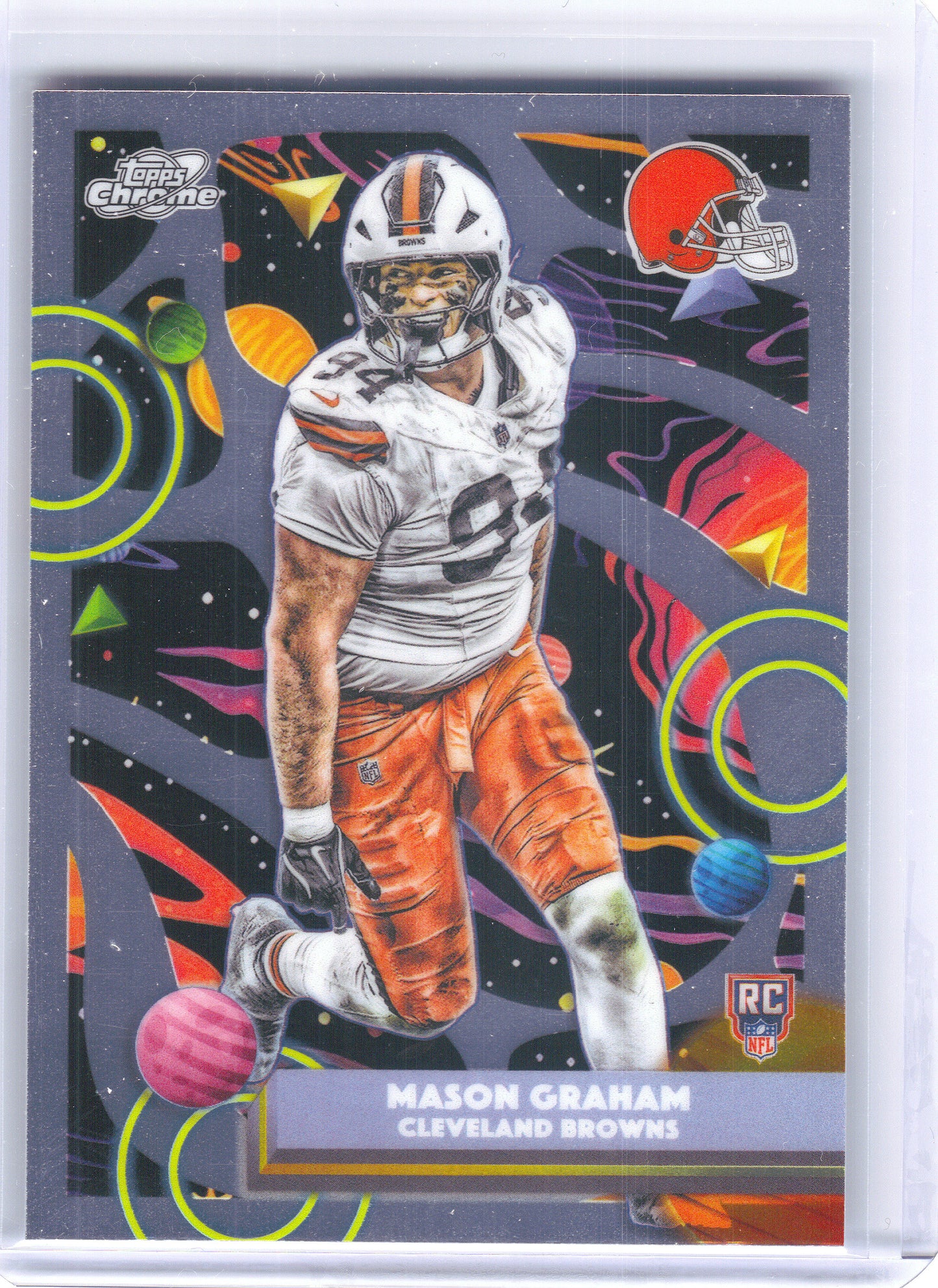 2025 Topps Chrome Cosmic #122 Mason Graham Cleveland Browns RC