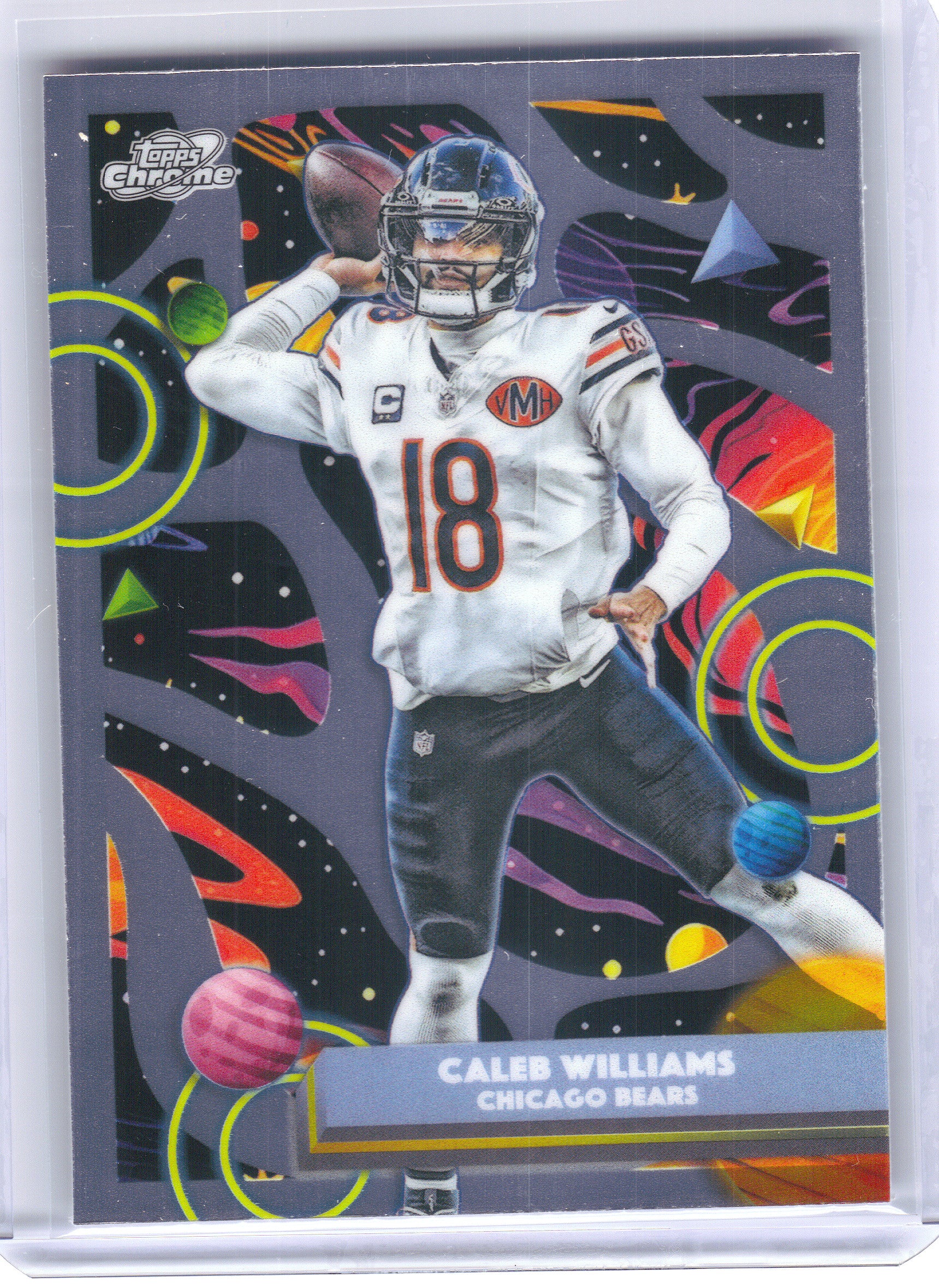 2025 Topps Chrome Cosmic #16 Caleb Williams Chicago Bears