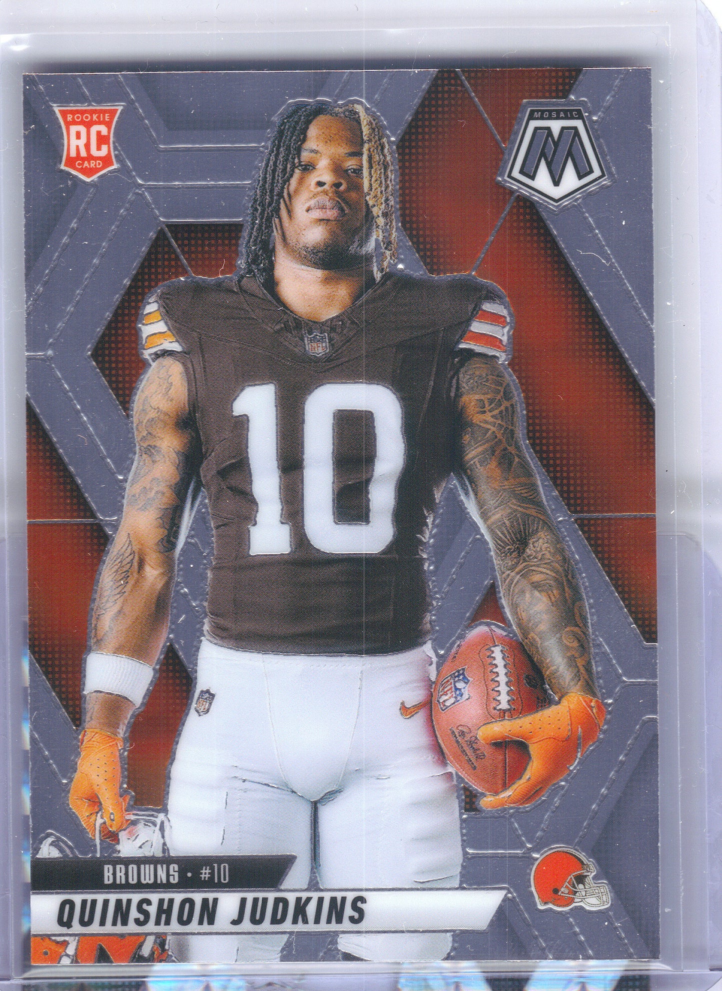 2025 Panini Mosaic #276 Quinshon Judkins Variation Cleveland Browns RC