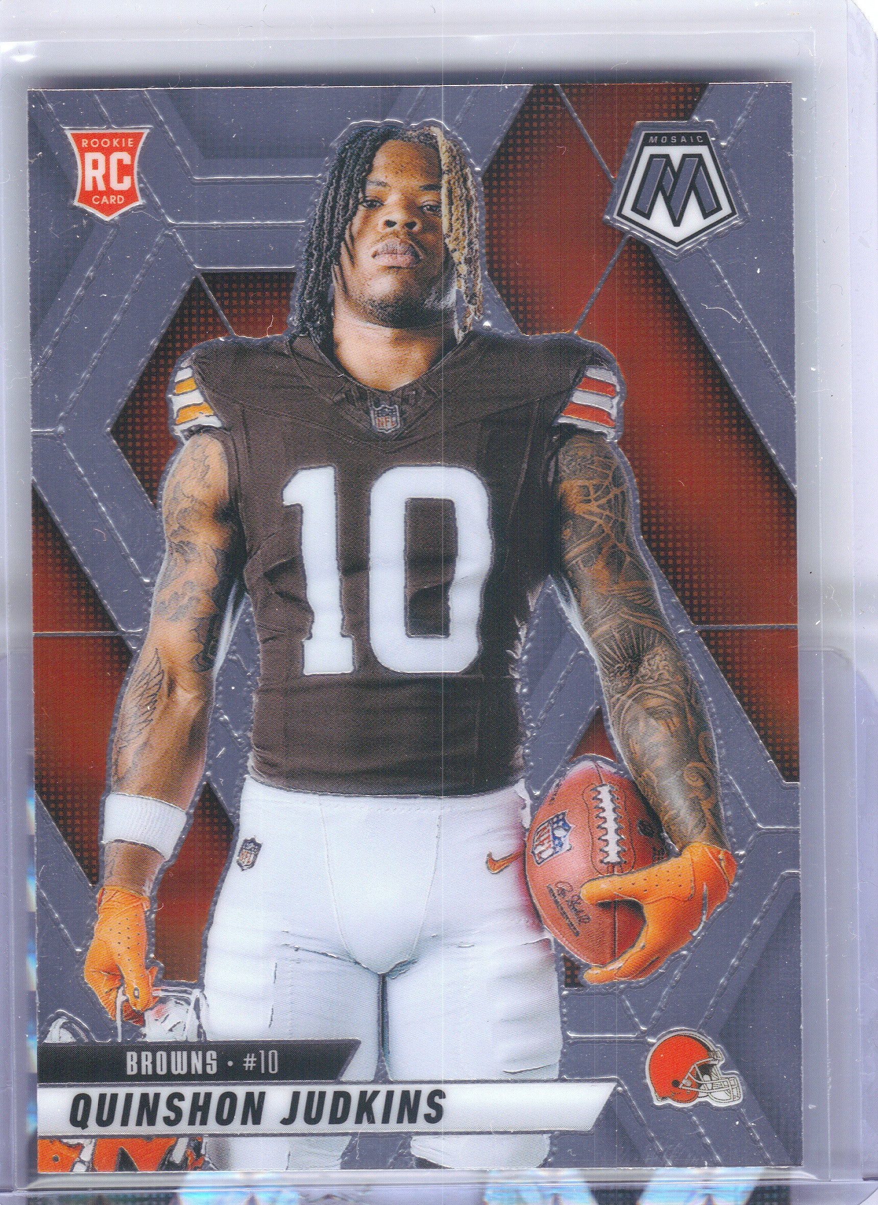 2025 Panini Mosaic #276 Quinshon Judkins Variation Cleveland Browns RC