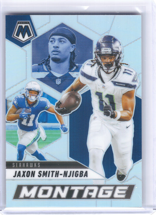 2025 Panini Mosaic #19 Jaxon Smith-Njigba Montage Mosaic Seattle Seahawks