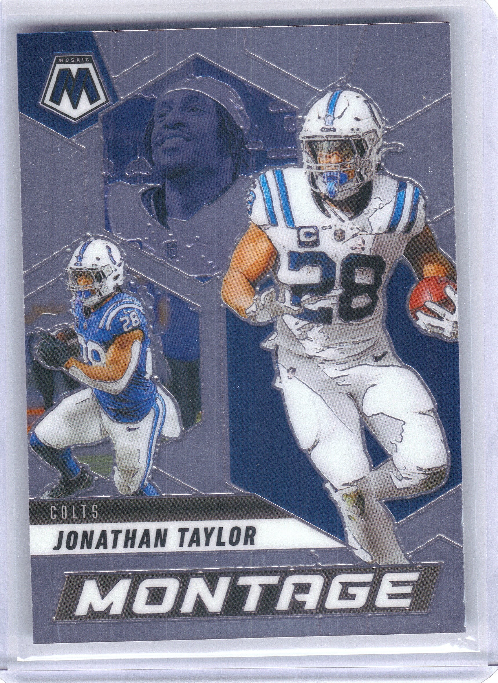 2025 Panini Mosaic #22 Jonathan Taylor Montage Indianapolis Colts
