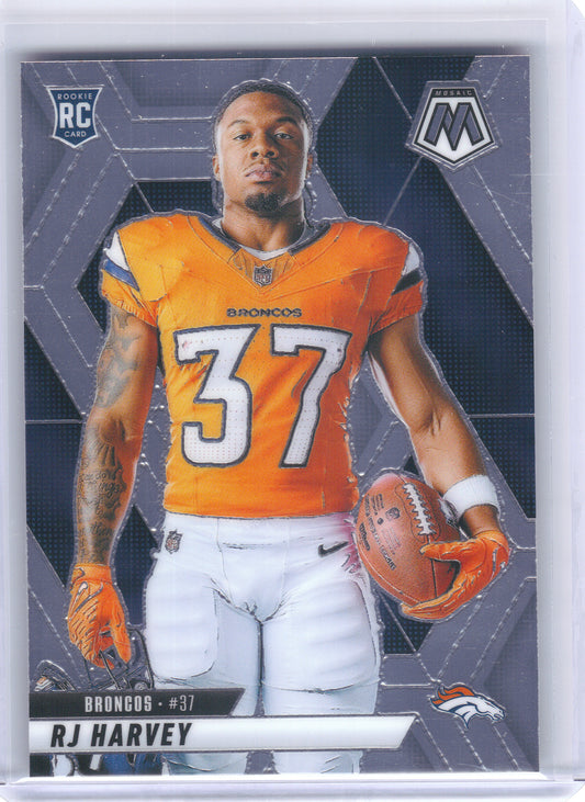 2025 Panini Mosaic #284 RJ Harvey V Denver Broncos RC