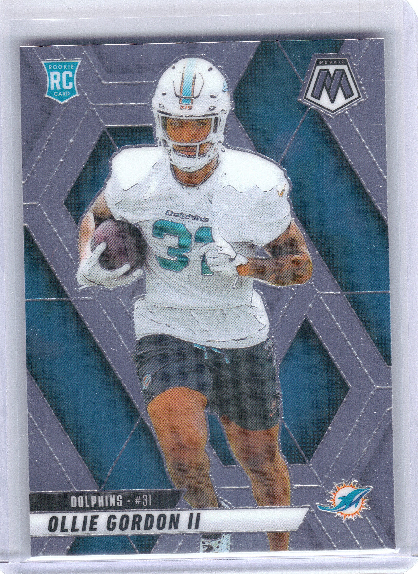 2025 Panini Mosaic #310 Ollie Gordon II Miami Dolphins RC