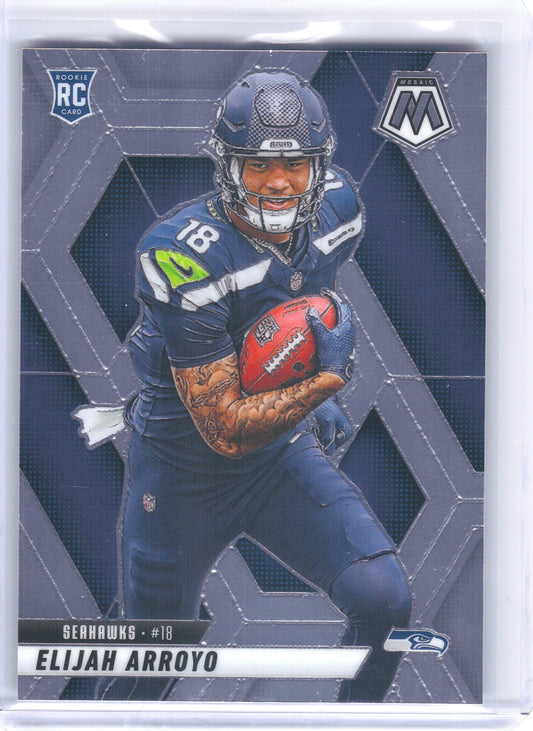 2025 Panini Mosaic #314 Elijah Arroyo Seattle Seahawks RC