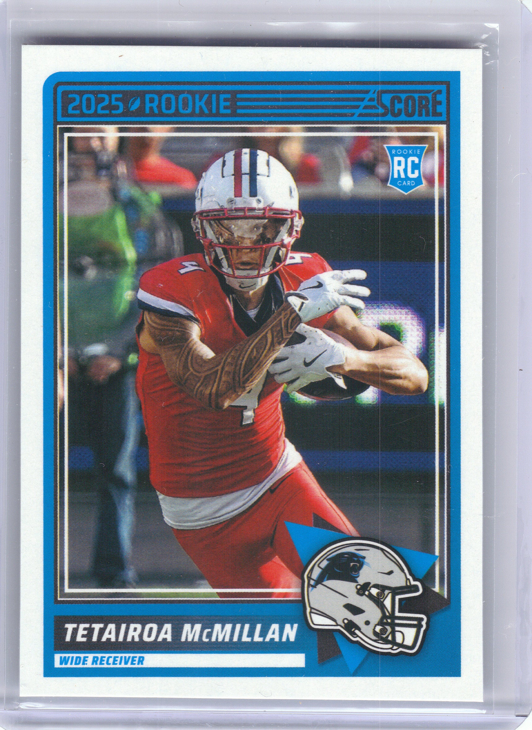 2025 Score #17 Tetairoa McMillan Carolina Panthers RC