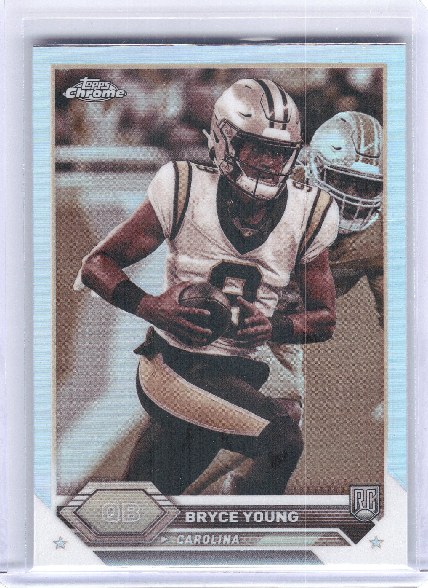 2023 Topps Composite #1 Bryce Young Topps Chrome Sepia Refractor Carolina Panthers RC