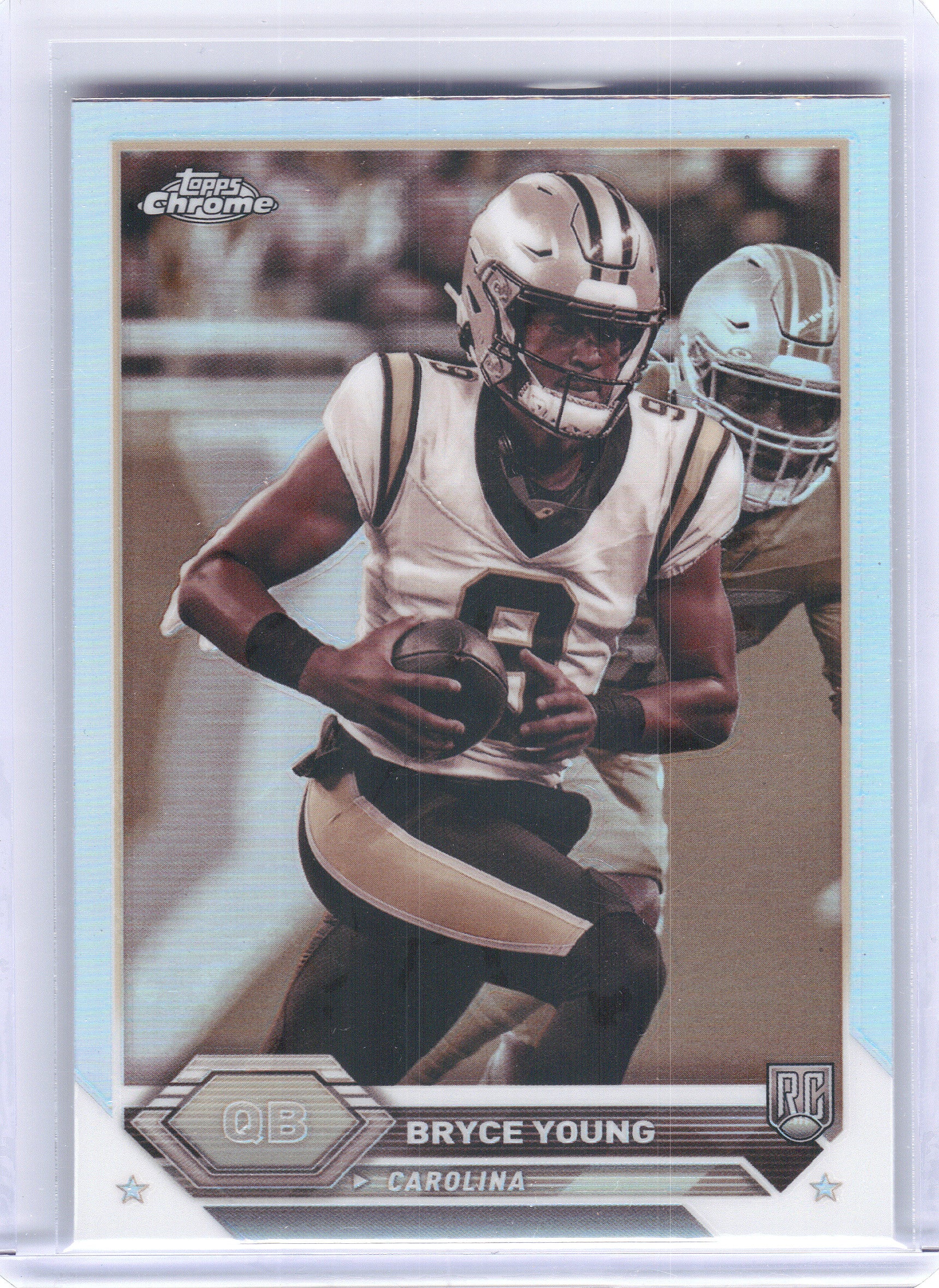 2023 Topps Composite #1 Bryce Young Topps Chrome Sepia Refractor Carolina Panthers RC